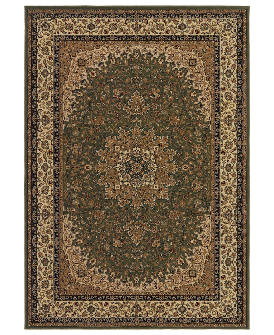 MANUFACTURERS CLOSEOUT Couristan Rugs Tamena TAM109 Kashan Green   Rugs