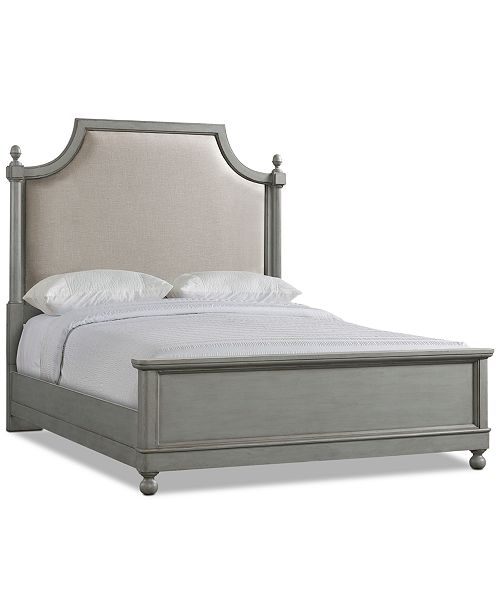 Furniture Bella Upholstered Queen Bed Created For Macy S Reviews Furniture Macy S