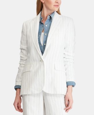 ralph lauren womens pinstripe suit