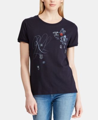 Lauren Ralph Lauren Embroidered T-Shirt 