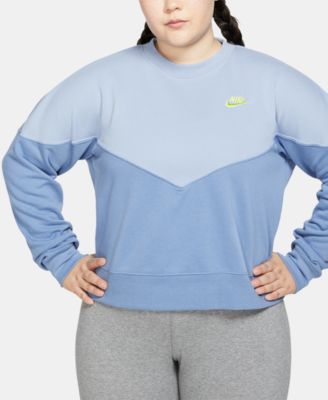 plus size fleece sweatshirt