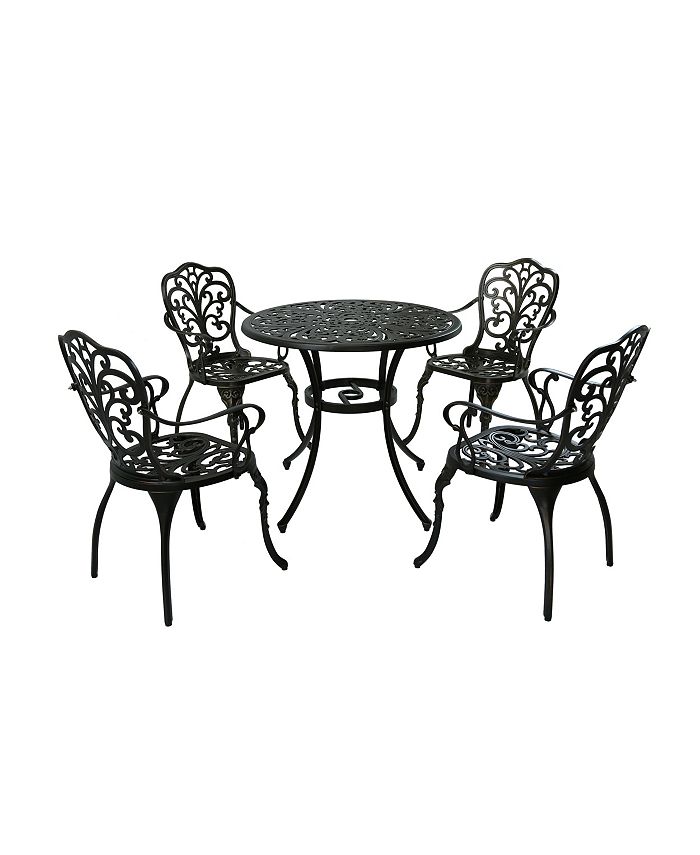 Furniture Vigo Outdoor 5pc Dining Set, Quick Ship & Reviews Furniture