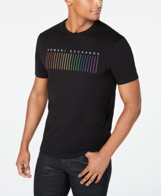 armani exchange rainbow shirt