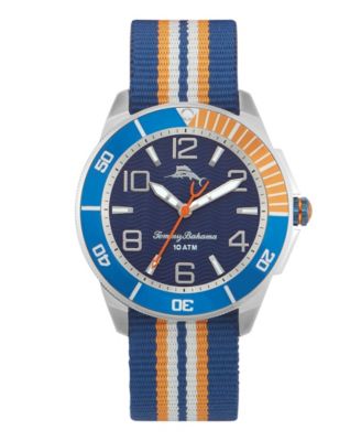 tommy bahama silicone diver watch