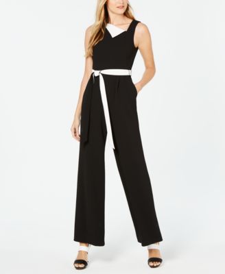 macy's calvin klein jumpsuit