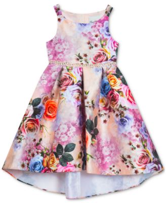 girls floral print dress