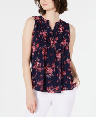 charter club sleeveless blouse