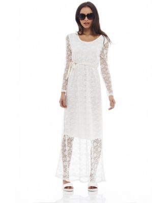 macy's long sleeve maxi dresses