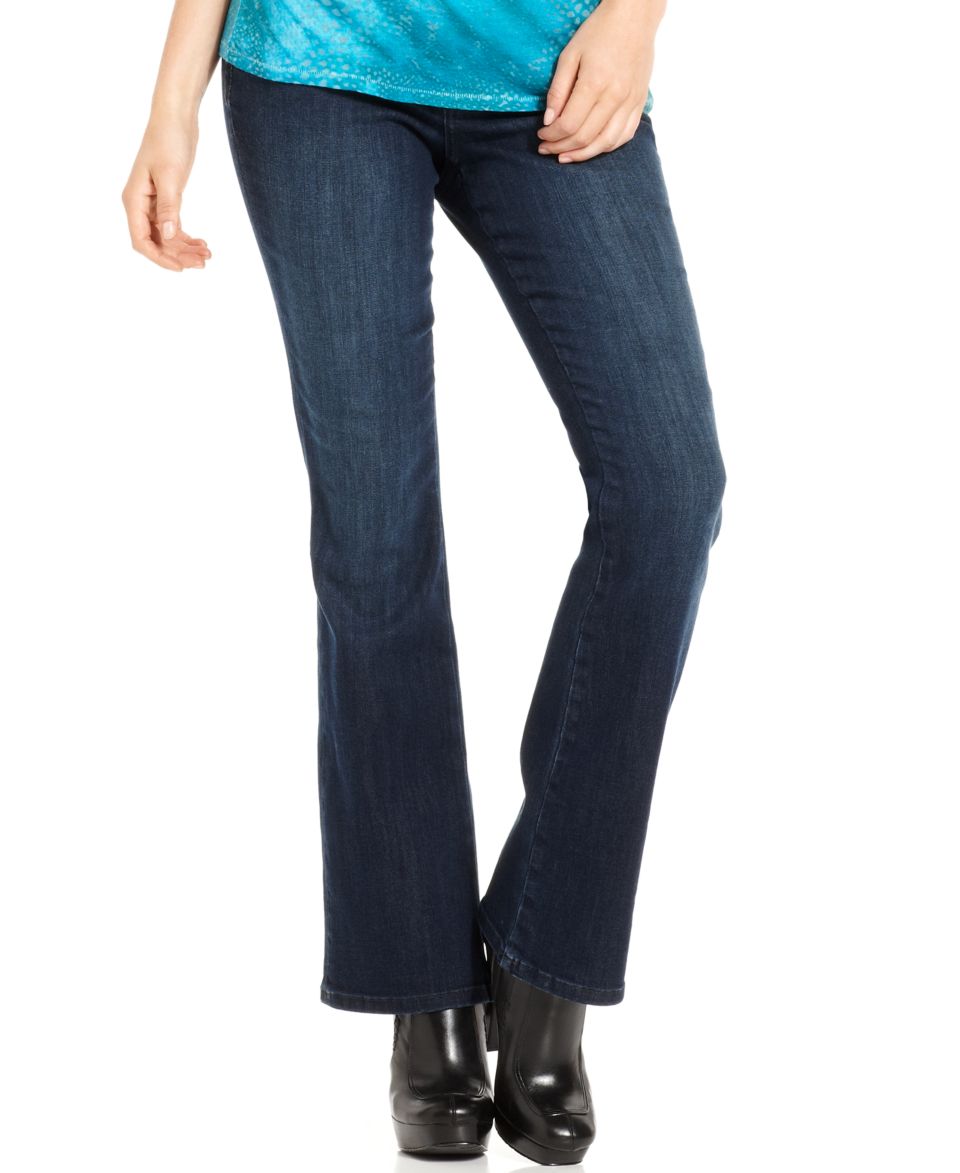 Lauren by Ralph Lauren Petite Jeans, Slimming Bootcut Leg, Rinse Wash