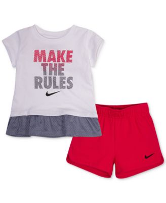 baby girl nike shorts