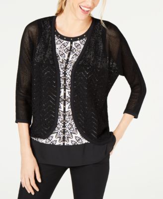 macy's petite cardigan sweaters