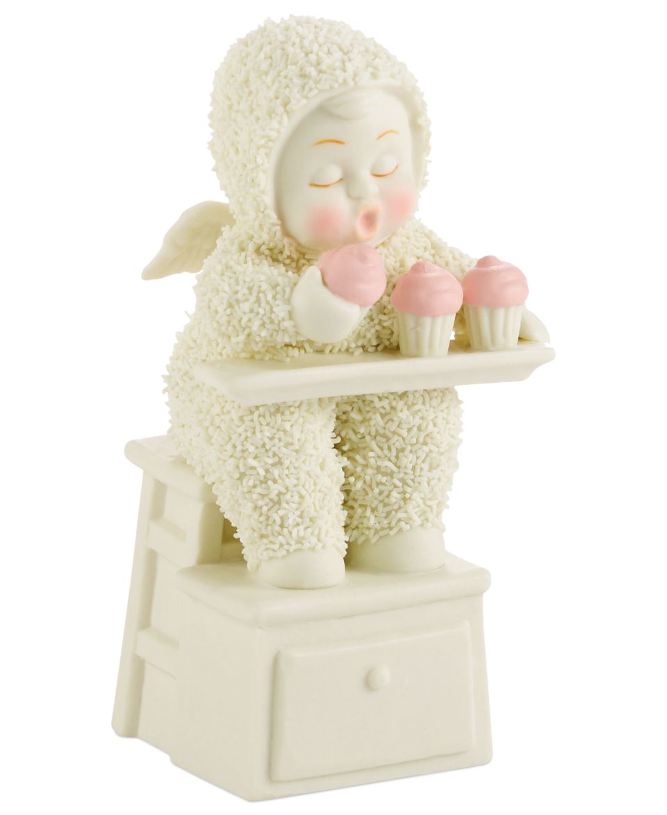 Department 56 Collectible Figurine, Snowbabies Zero Calorie Cupcake