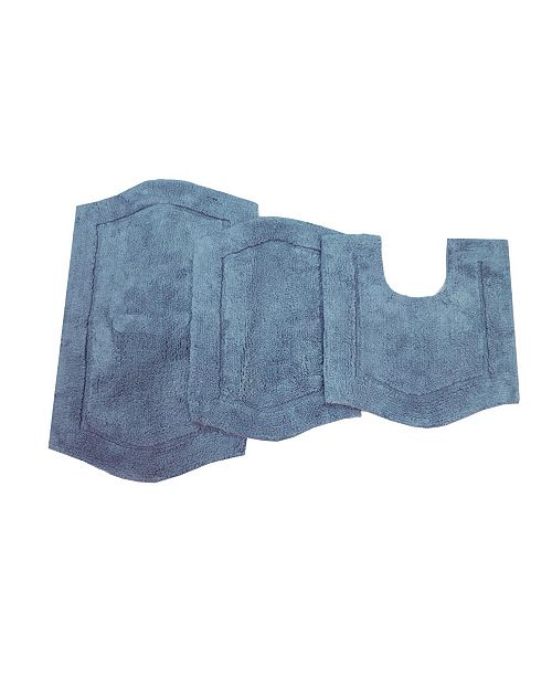Home Weavers Waterford 3 Piece Bath Rug Set Reviews Bath Rugs Bath Mats Bed Bath Macy S