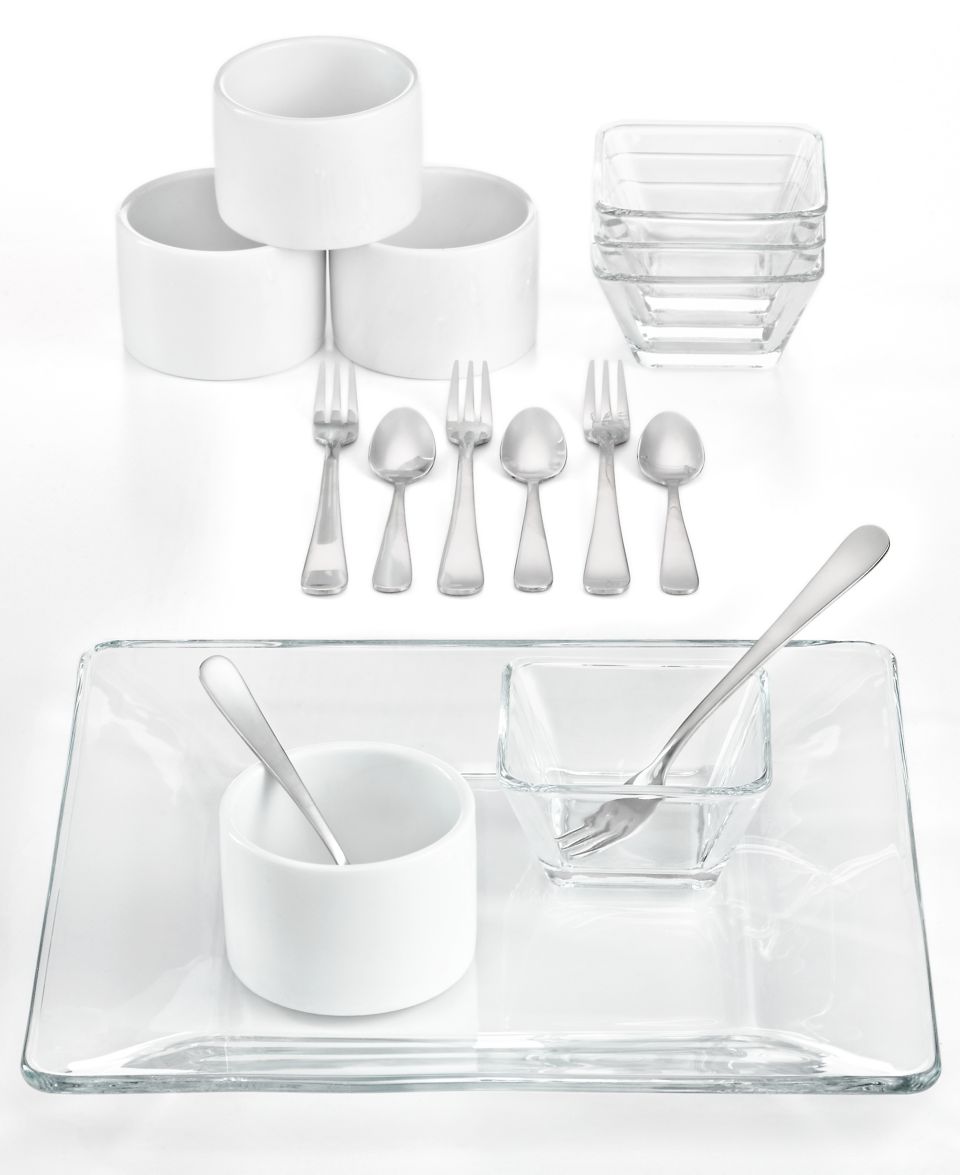 The Cellar Glassware, Mini Dessert 18 Piece Set   Serveware   Dining