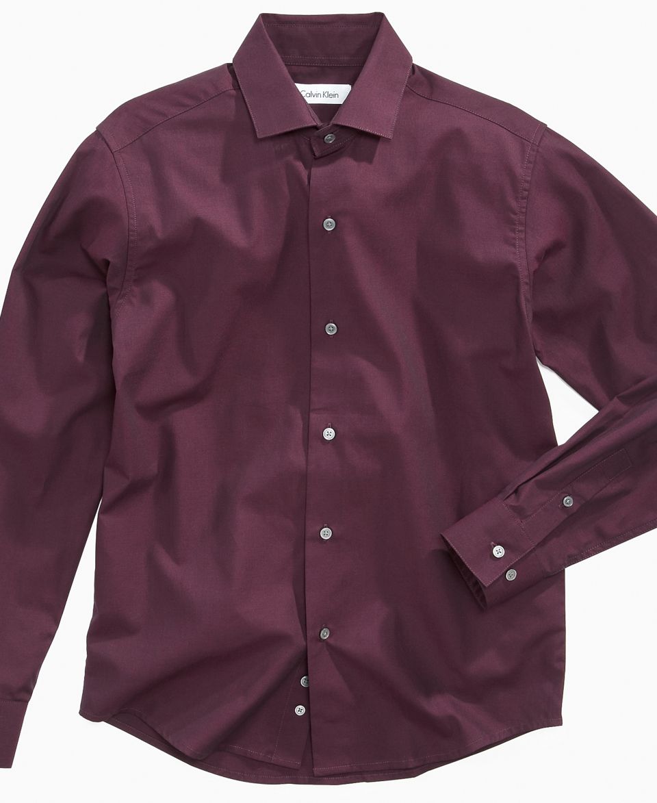 Calvin Klein Kids Shirt, Little Boys Micro Stripe Shirt   Kids   