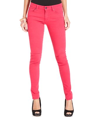 Else Jeans Skinny Jeans, Pink-Wash Colored-Denim - Jeans - Women - Macy's