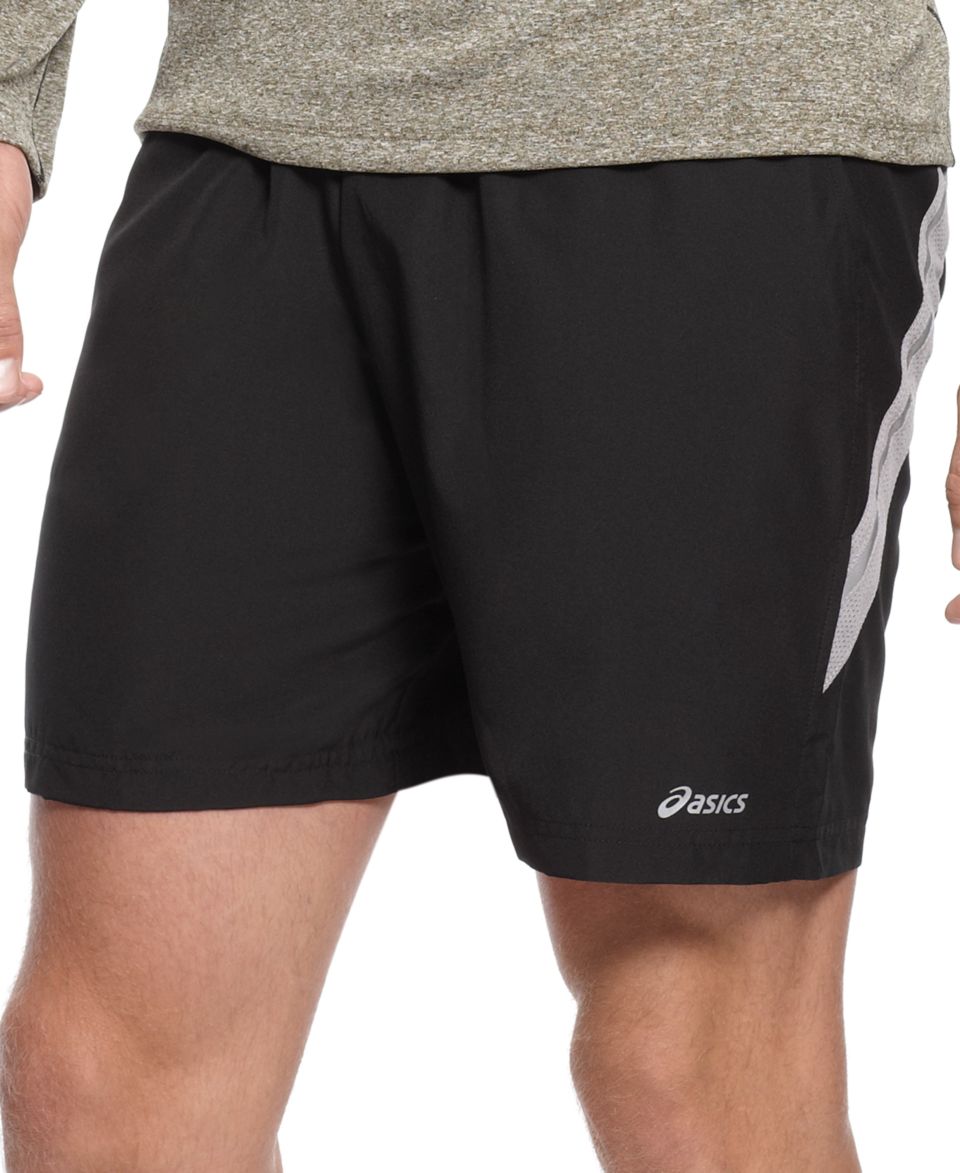 Asics Shorts, 55 Hydrology 5 Reflective Running Shorts   Mens   