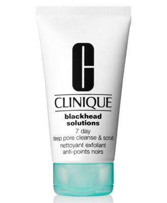 Clinique Blackhead Solutions 7-дневный скраб для глубокого очищения пор и лица, 4,2 унции, без цвета