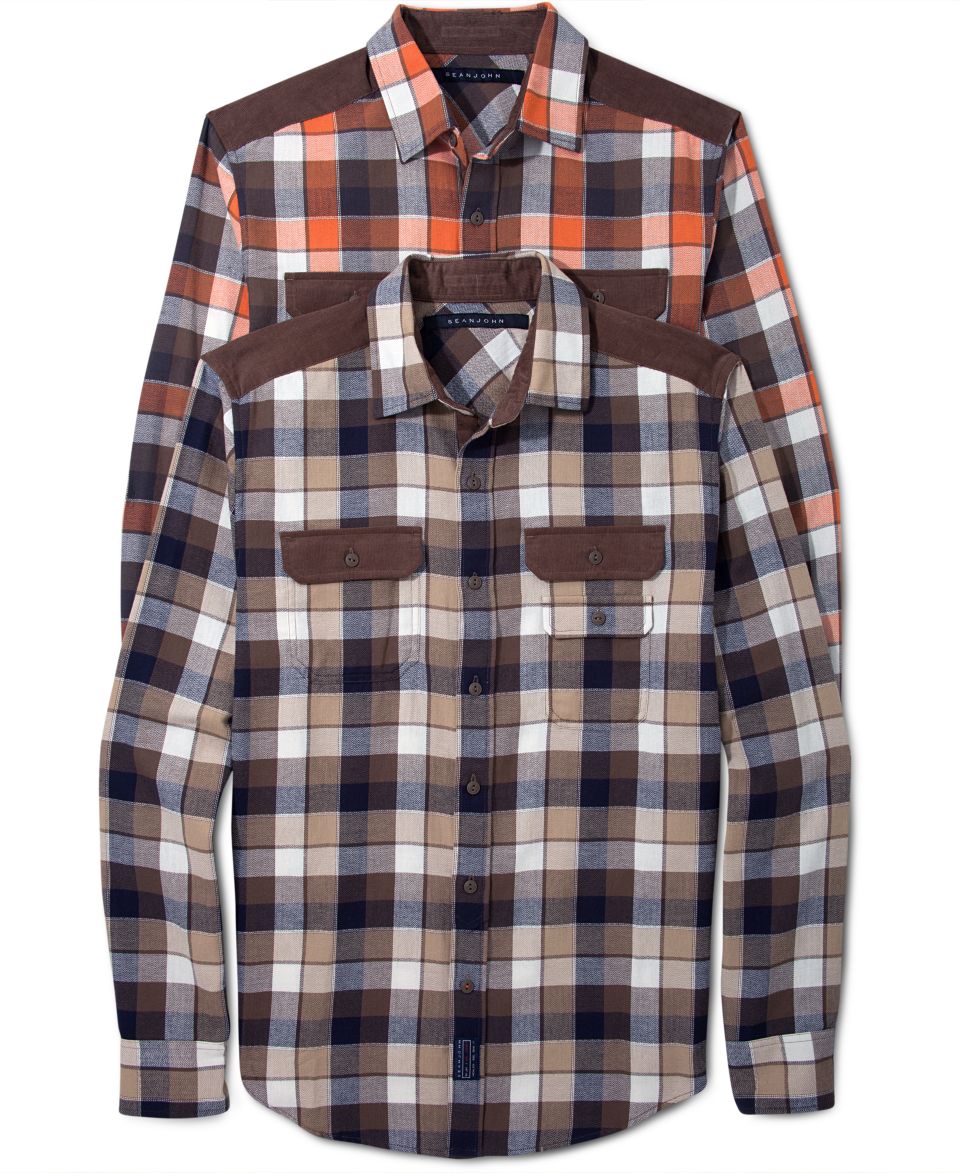 Rocawear Shirt, Alchemy Plaid Shirt   Mens Casual Shirts