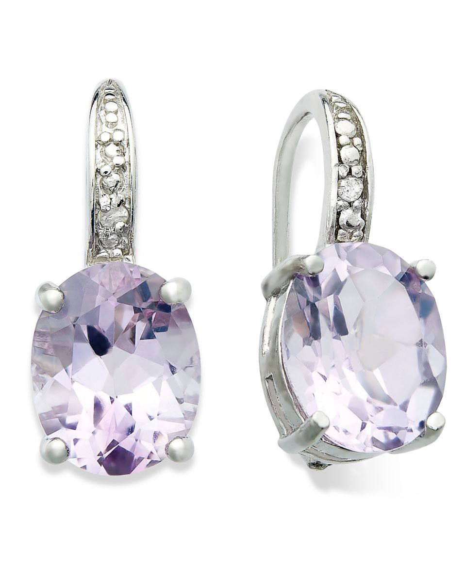 Victoria Townsend Sterling Silver Earrings, Amethyst (4 3/4 ct. t.w