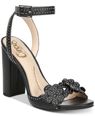 sam edelman black studded heels