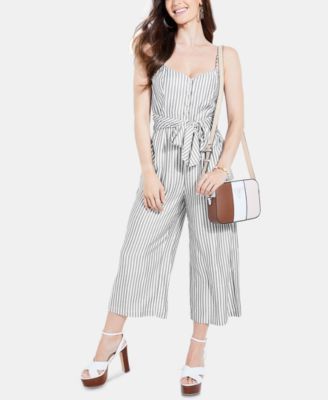 guess striped jumpsuit