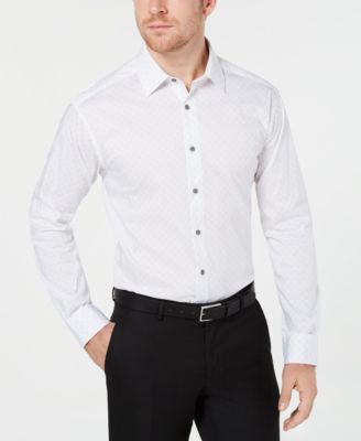 alfani athletic fit dress shirt