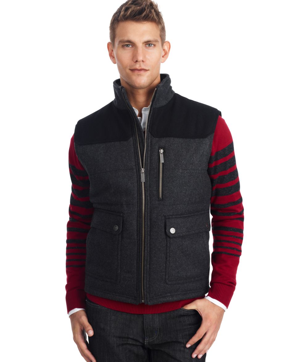 Buffalo David Bitton Vest, Jerome Vest   Mens Sweaters