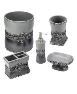 Avanti Braided Medallion 5 Pc Bath Accessory Set Reviews Bathroom Accessories Bed Bath Macy S