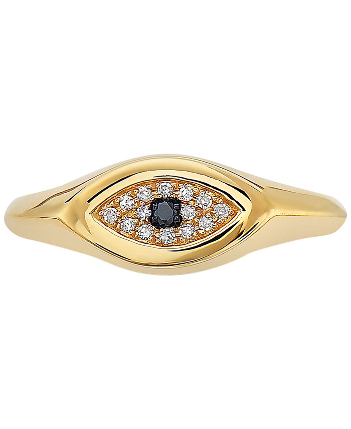 EFFY Collection EFFY® Diamond Accent Evil Eye Ring in 14k Gold