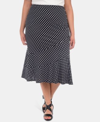 macy's plus size skirts