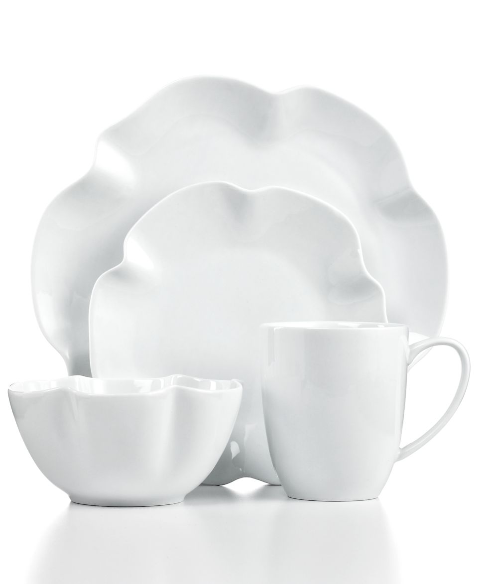 Portmeirion Dinnerware, Grey Fleur De Lys Collection   Casual Dinnerware   Dining & Entertaining