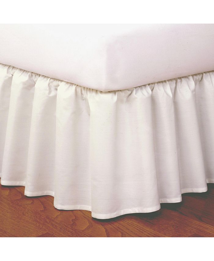 Fresh Ideas Magic Skirt Ruffled Queen Bed Skirt & Reviews Sheets