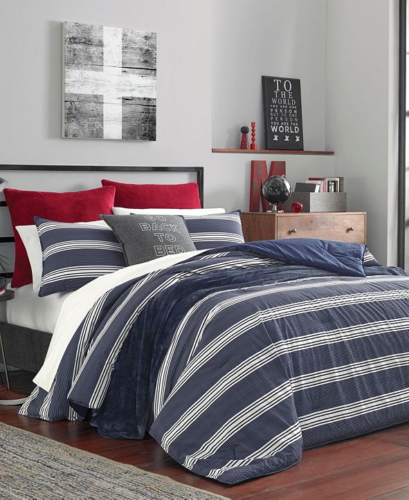 Nautica Craver Navy Twin/Twin XL Comforter Sham Set & Reviews