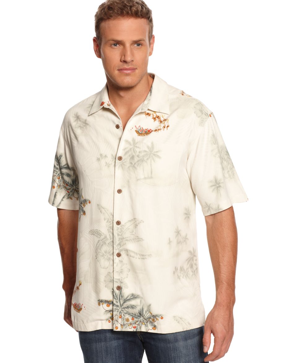 Tommy Bahama Shirt, Floral Mediterranean Short Sleeve Breeze Shirt