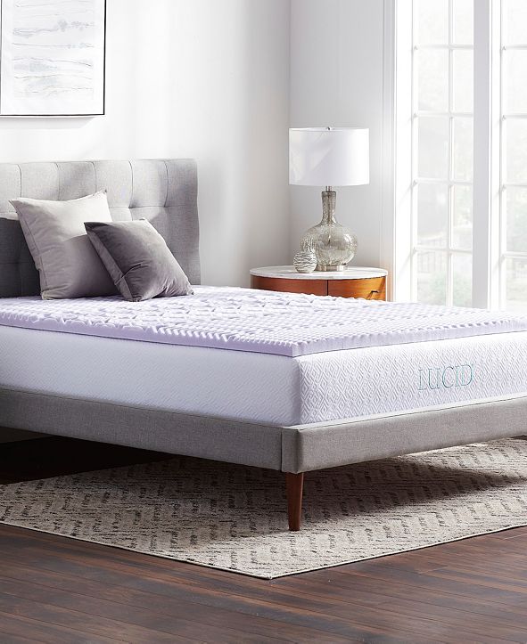 Lucid 5Zone Lavender Memory Foam Mattress Topper, Twin & Reviews