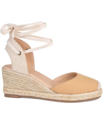 journee collection monte espadrille wedge sandal