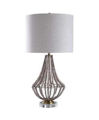 beaded table lamp