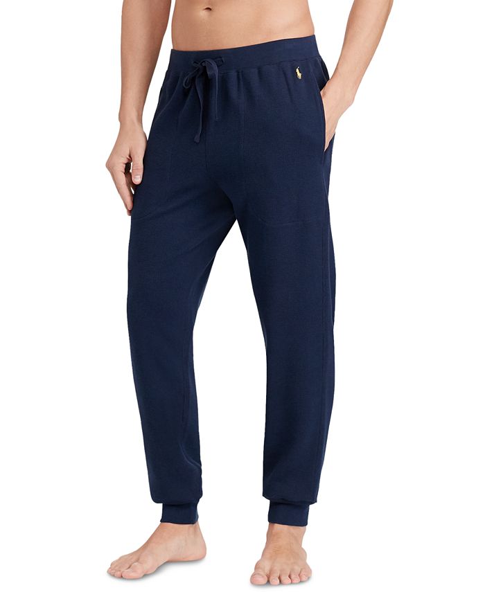 polo waffle knit pants