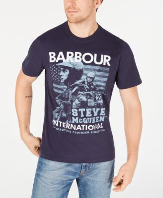 barbour international steve mcqueen t shirt