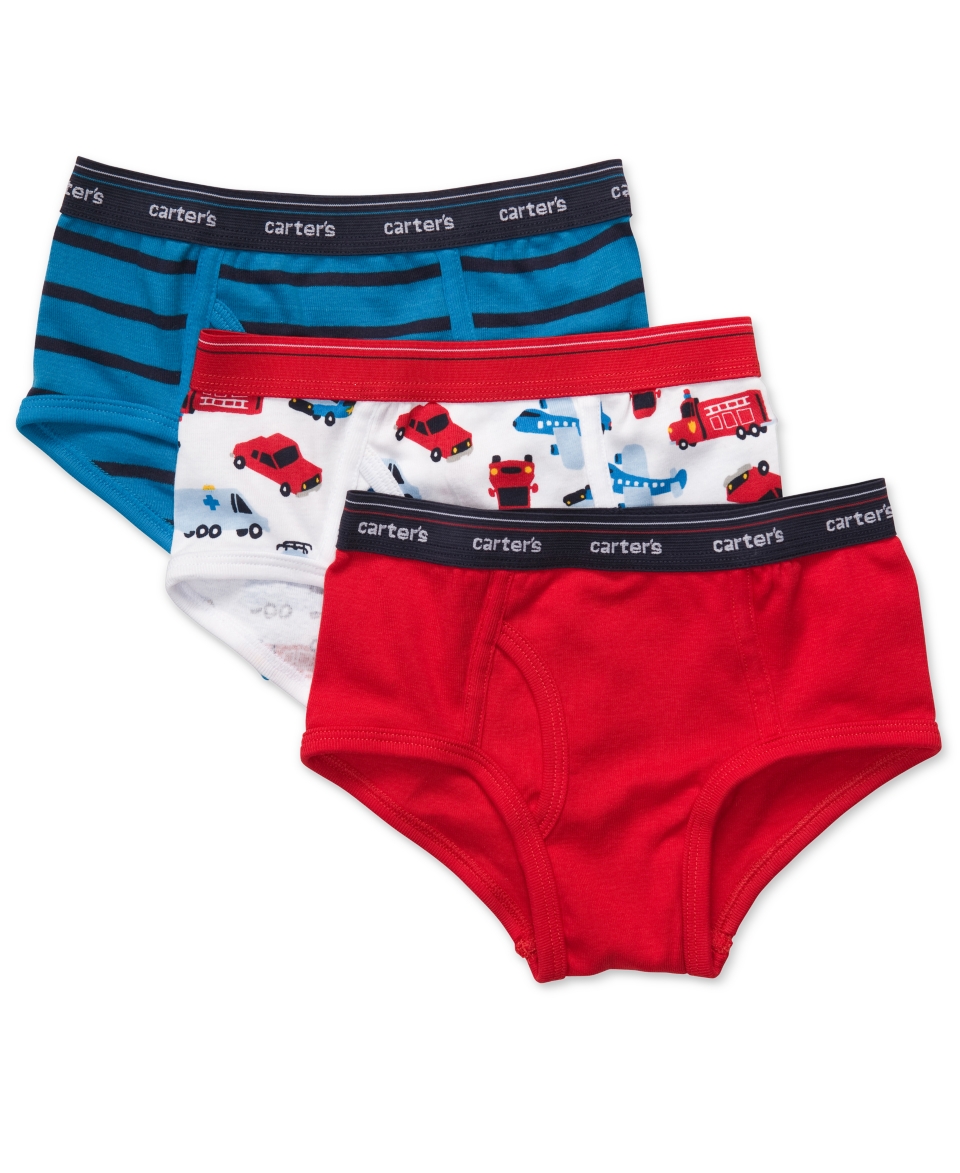 Carters Kids Underwear, Toddler and Little Boys 3 Pack Briefs