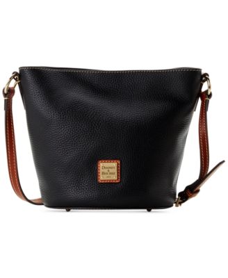 dooney and bourke black leather crossbody