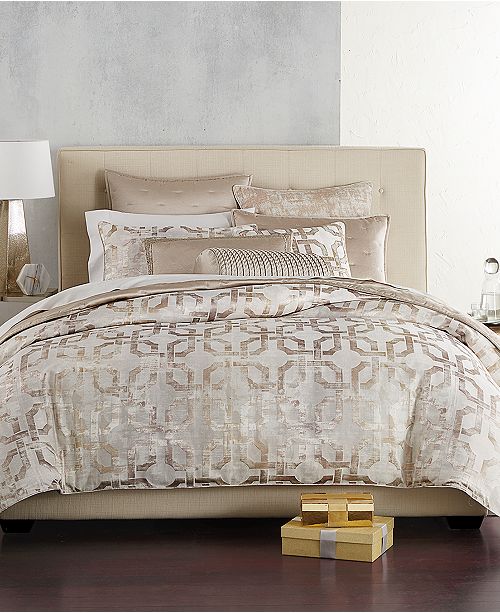 Hotel Collection Fresco Full Queen Comforter Created For Macy S Reviews Bedding Collections Bed Bath Macy S