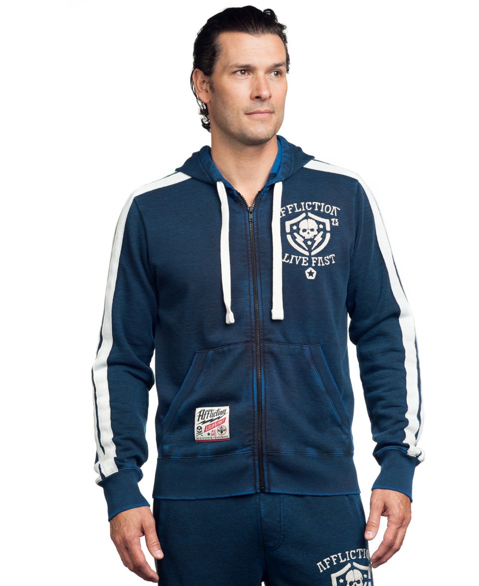 Affliction Track Suit, Fleece Active Track Suit Separates   Mens