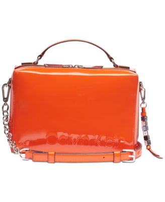 calvin klein orange handbag