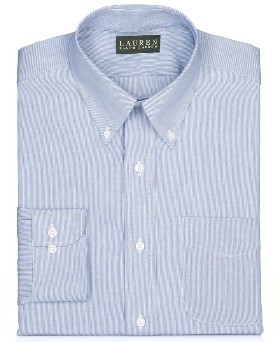 Lauren by Ralph Lauren Mens Dress Shirt, Blue Bengal Stripe   Mens