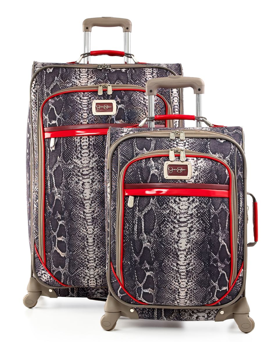 Jessica Simpson Luggage, Snake Hardside Collection   Luggage