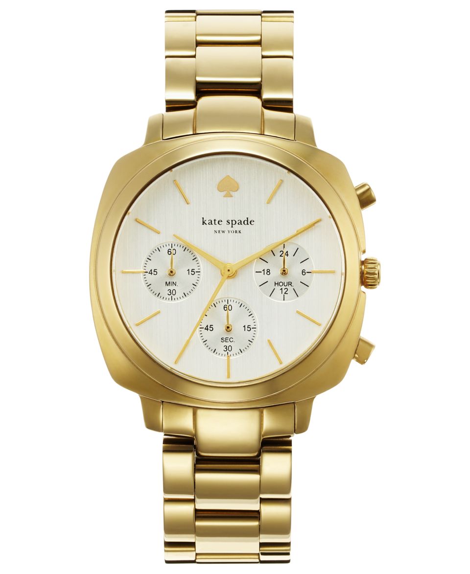 kate spade new york Watch, Womens Seaport Grand Gold Tone Stainless