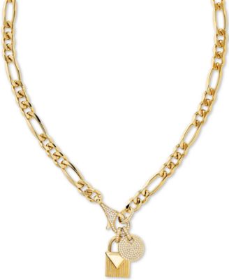 mk padlock necklace