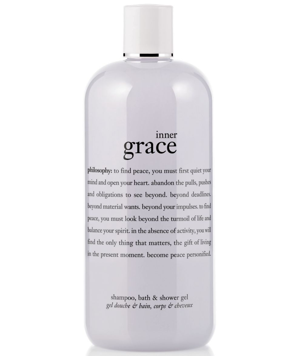 inner grace 3 in 1 perfumed shampoo, shower gel and bubble bath, 16 oz